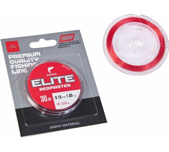 Изображение товара Зимняя монофильная леска SALMO Elite REDMASTER 030/015 4512-015