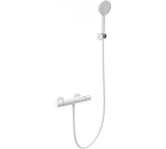 Изображение товара Смеситель для душа с термостатом Wonzon & Woghand белый матовый WW-B2029-A-MW