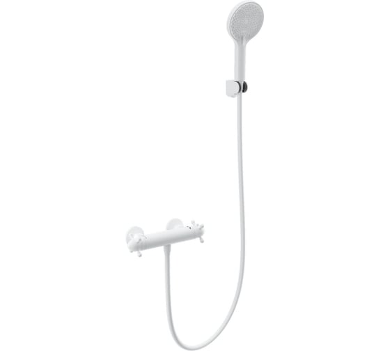 Изображение товара Смеситель для душа с термостатом Wonzon & Woghand белый матовый WW-B2048-A-MW