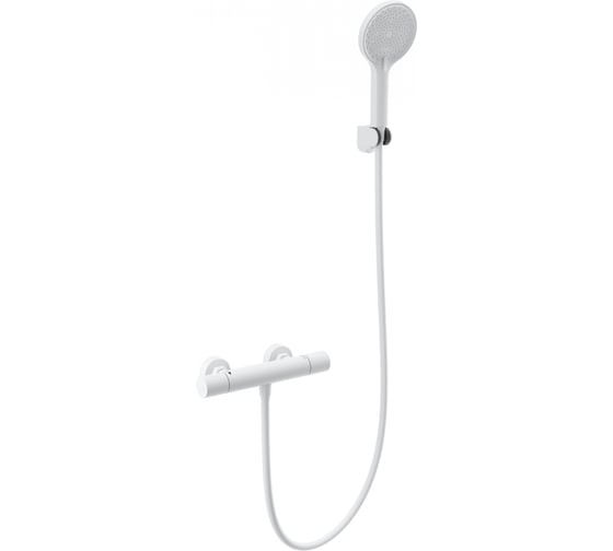 Изображение товара Смеситель для душа с термостатом Wonzon & Woghand белый матовый WW-B3013-A-MW
