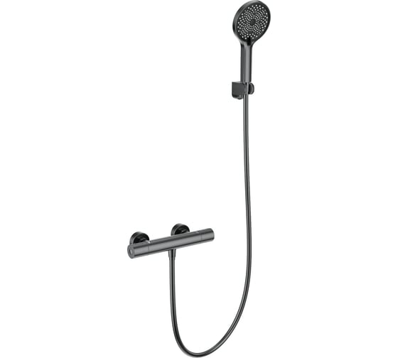 Изображение товара Смеситель для душа с термостатом Wonzon & Woghand темный графит WW-B3013-A-BGG