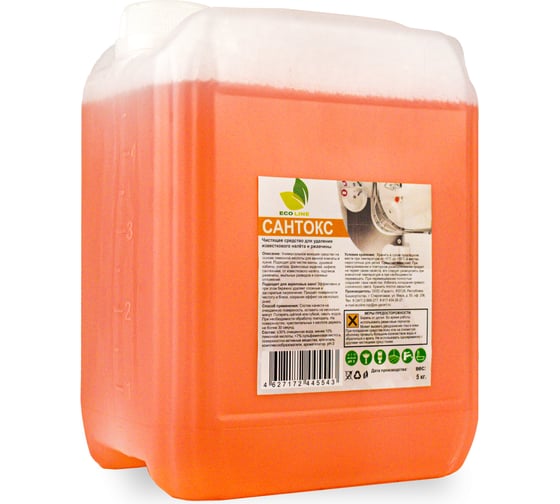 Изображение товара Чистящее средство для удаления известкового налёта и ржавчины NeoLine САНТОКС 5 кг Евроканистра 143001