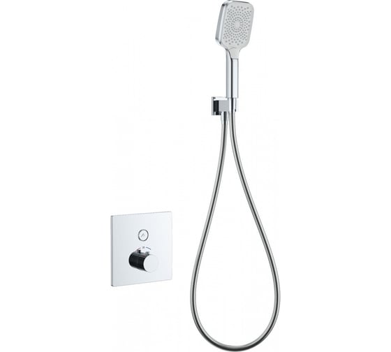 Изображение товара Встраиваемый смеситель для душа с термостатом Wonzon & Woghand хром WW-D1017-B-СR