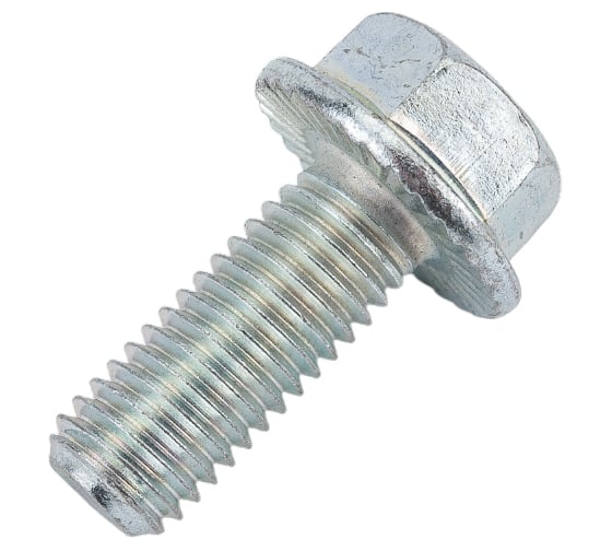 Изображение товара Болт с фланцем ZAMETAL 10x25 пр. 10.9, DIN 6921, оц., с насеч. 180 шт ZA082730
