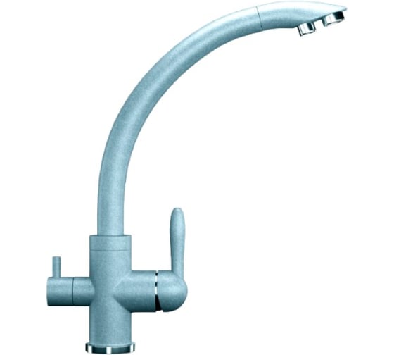 Изображение товара Смеситель для кухни ULGRAN U-017 цвет: графитовый U-017-342