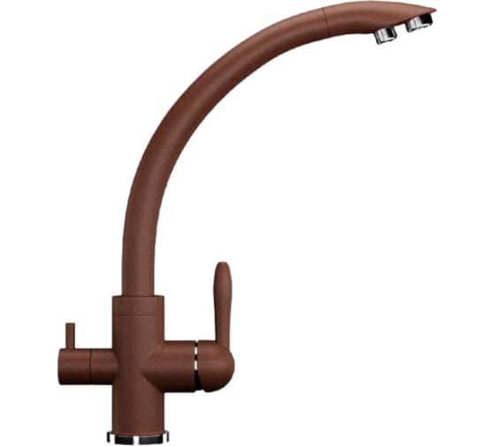 Изображение товара Смеситель для кухни ULGRAN U-017 цвет: терракот U-017-307
