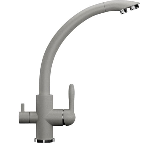 Изображение товара Смеситель для кухни ULGRAN U-017 цвет: серый U-017-310
