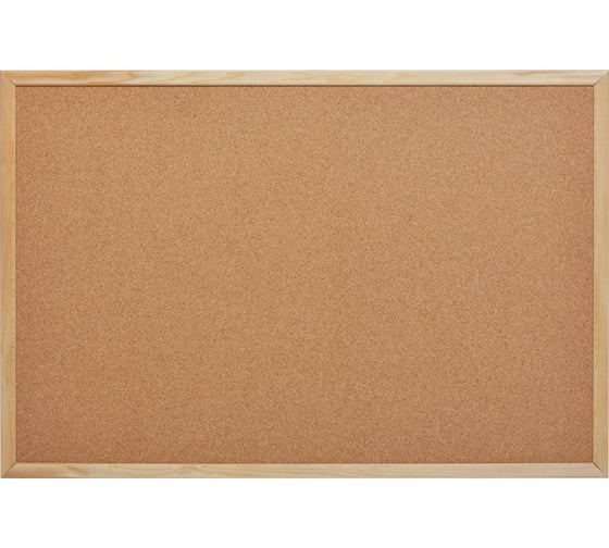 Изображение товара Пробковая доска Attache Economy 60х90 см, деревянная рамка 1344507