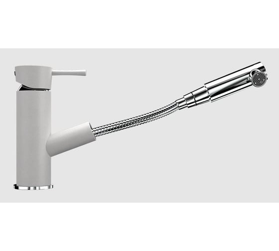 Изображение товара Смеситель для кухни ULGRAN U-009 цвет: белый U-009-331