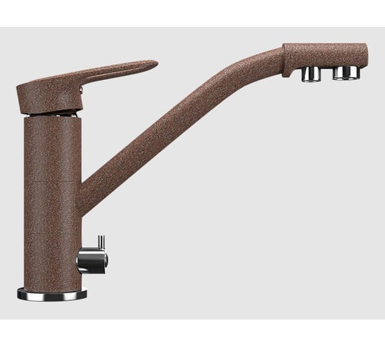 Изображение товара Смеситель для кухни ULGRAN U-010 цвет: терракот U-010-307