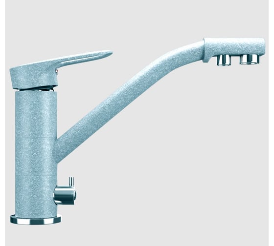 Изображение товара Смеситель для кухни ULGRAN U-010 цвет: графитовый U-010-342