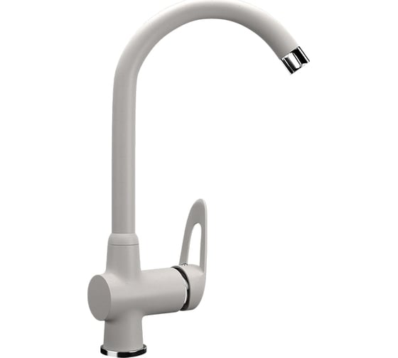 Изображение товара Смеситель для кухни ULGRAN U-006 белый U-006-331