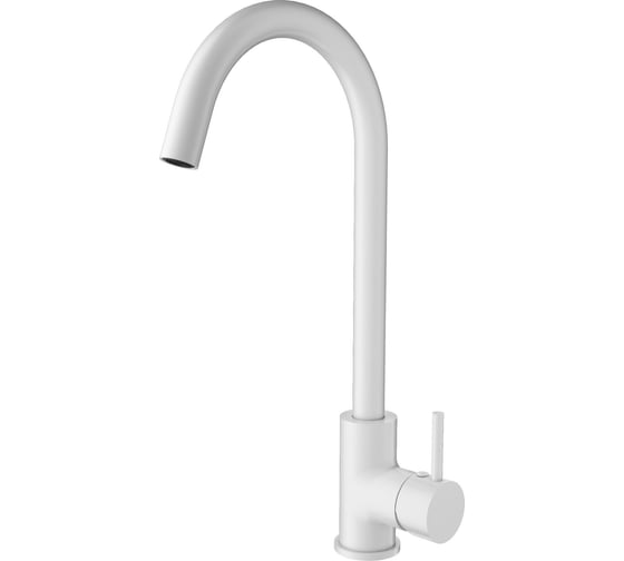 Изображение товара Смеситель для кухни Wonzon & Woghand белый матовый WW-A21102-MW