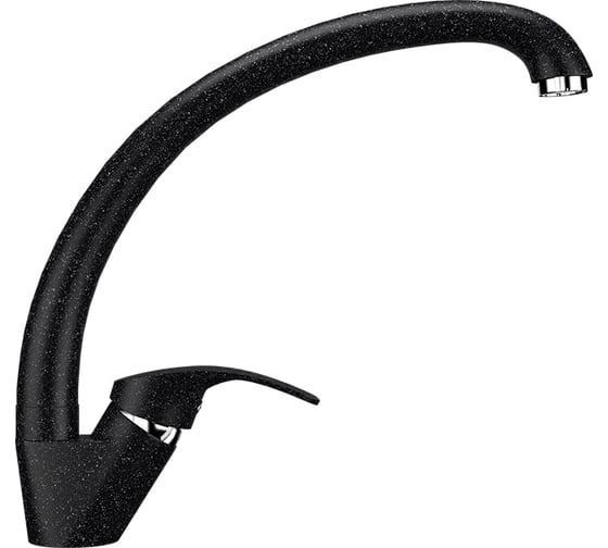 Изображение товара Смеситель для кухни ULGRAN U-007 черный U-007-308