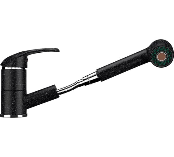 Изображение товара Смеситель для кухни ULGRAN U-002 черный U-002-308