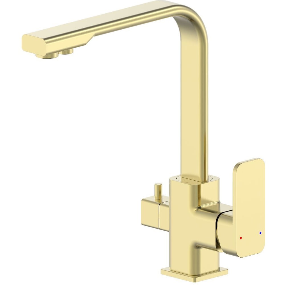 Изображение товара Смеситель для кухни Wonzon & Woghand брашированное золото WW-88458004-BG