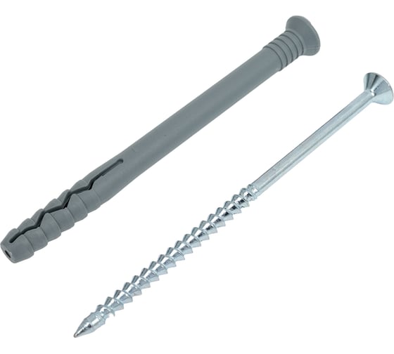 Изображение товара Дюбель-гвоздь Госкреп 8х100 потайной, ПП (10 шт) 4-0012820