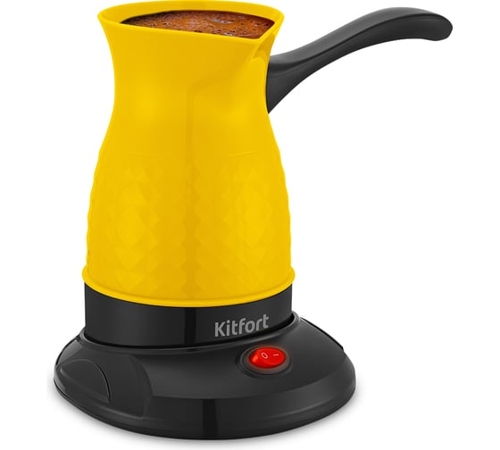 Изображение товара Электрическая турка черно-желтый KITFORT КТ-7130-1