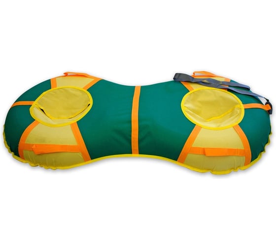 Изображение товара Санки-ватрушки ООО "ПК ХозЦентр" Рустрейд Овал-Профи двойной, д.1.6x0.8 ЗИ-00758