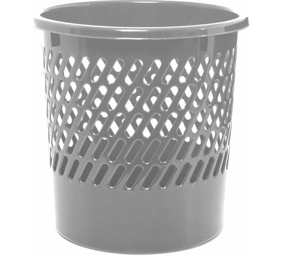 Изображение товара Сетчатая корзина для бумаг STAFF Basic 11 л серая 237918