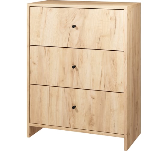 Изображение товара Комод Атмосфера 3Я-600 Квадро/Дуб золотой крафт/МК 00-00024878