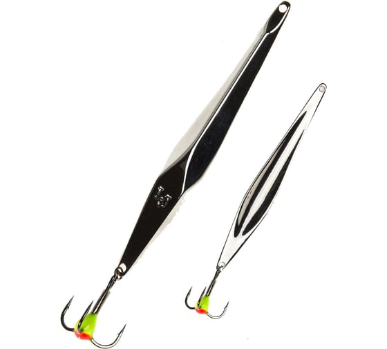 Изображение товара Вертикальная зимняя блесна LUCKY JOHN SHINER 55мм, расцветка S, блистер LJS55-S