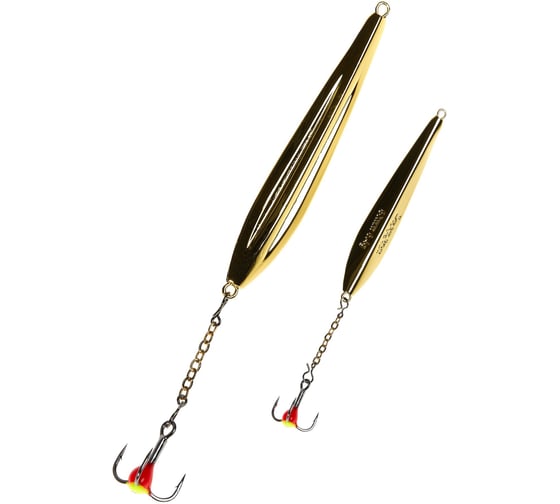 Изображение товара Зимняя вертикальная блесна с тройником LUCKY JOHN FIN BLADE 60мм, расцветка G, блистер LJFB60-G