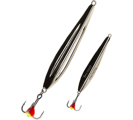 Изображение товара Зимняя вертикальная блесна с тройником LUCKY JOHN FIN BLADE 40мм, расцветка S, блистер LJFB40-S