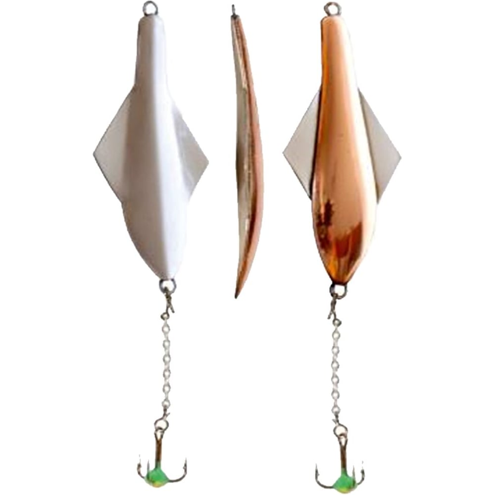 Изображение товара Зимняя вертикальная блесна с цепочкой и тройником LUCKY JOHN GLIDER 10 г CS