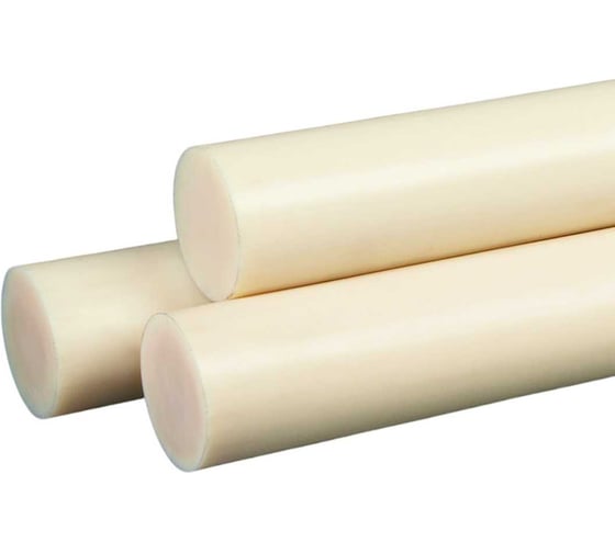 Изображение товара Стержень капролоновый УРТ 20 мм длина 500 мм для втулок 21299-капрол*стбел20мм*500мм