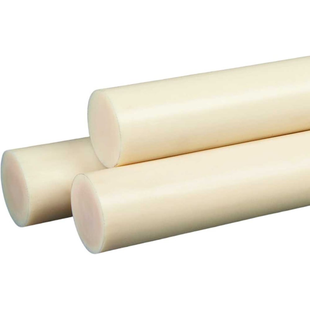 Изображение товара Стержневой капролон УРТ Ø 25 мм длина 1000 мм для втулок белый