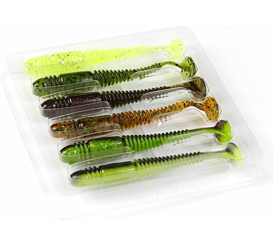 Изображение товара Съедобные искусственные виброхвосты LUCKY JOHN LJ Pro Series TIOGA 3.4in 08.64 /MIX2 6шт. 140127-MIX2