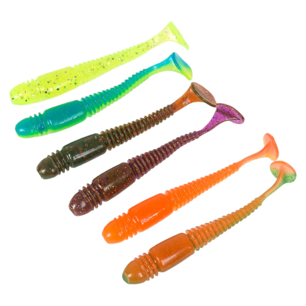 Изображение товара Съедобные виброхвосты LUCKY JOHN TIOGA 3.4in 6шт 140127-MIX1
