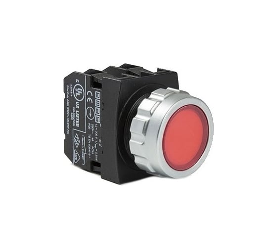 Изображение товара Нажимная кнопка Emas серии H, установочный 30 мм H102DK