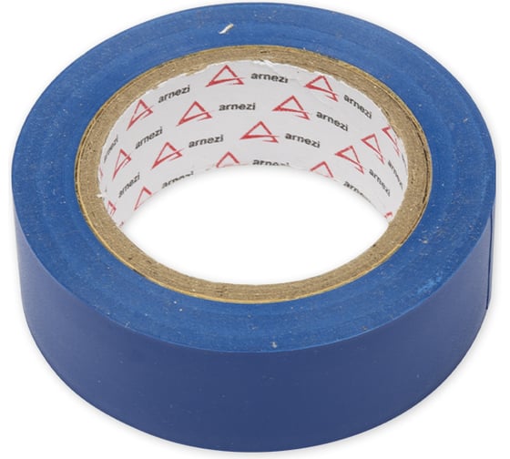 Изображение товара Изолента Arnezi ПВХ, 19 мм х 10 м, толщина 130 мкм, синяя R8030501