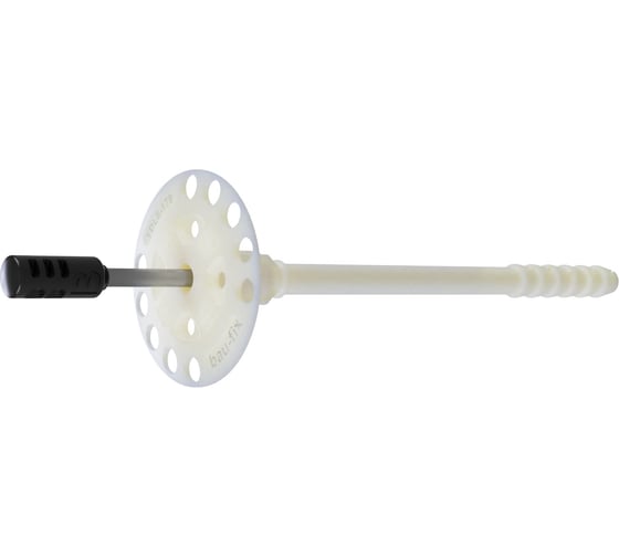 Изображение товара Дюбель для теплоизоляции Партнер TDLMT 8x110 мм, с гвоздем с удл. термогол. (D=4,2) BULK БАУ-ФИКС 500 шт. BAU_TDLMT8110-b