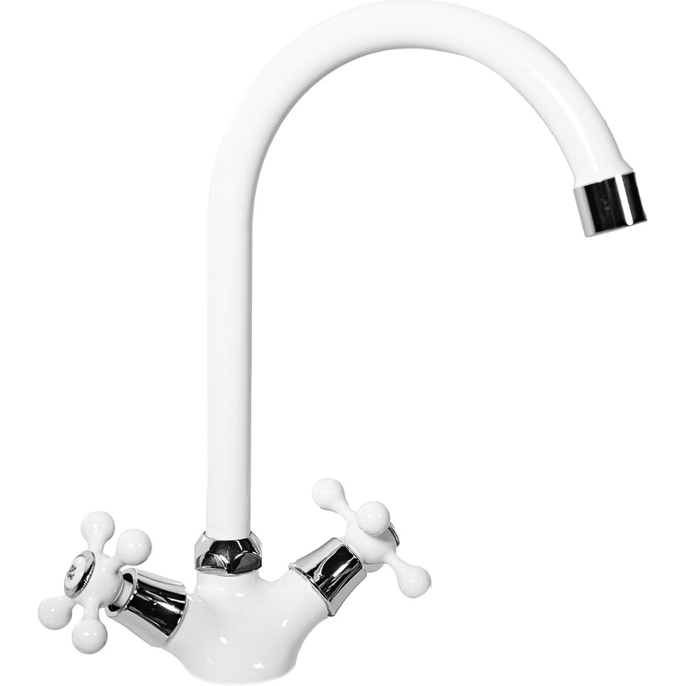 Изображение товара Смеситель для кухни DORON DС 1716W-N с керамической кран-буксой и поворотным изливом