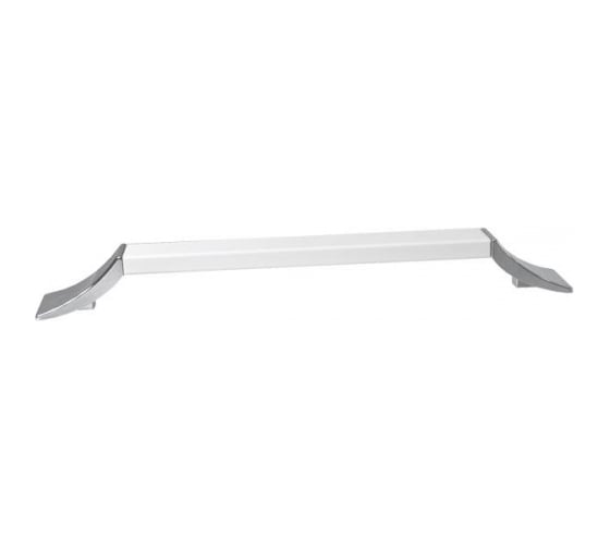 Изображение товара Ручка-скоба CITTERIO GIULIO 448 мм, отделка хром глянец + белый матовый 8.1093.0448.40-70