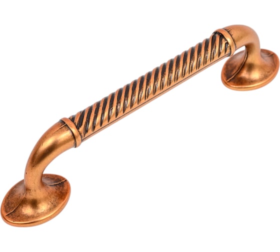 Изображение товара Ручка-скоба CITTERIO GIULIO 96 мм, "Виктория", отделка бронза античная красная 9.1337.0096.23