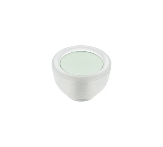 Изображение товара Ручка-кнопка CITTERIO GIULIO отделка транспарент матовый + светло-зелёный 10.816.B94-0411