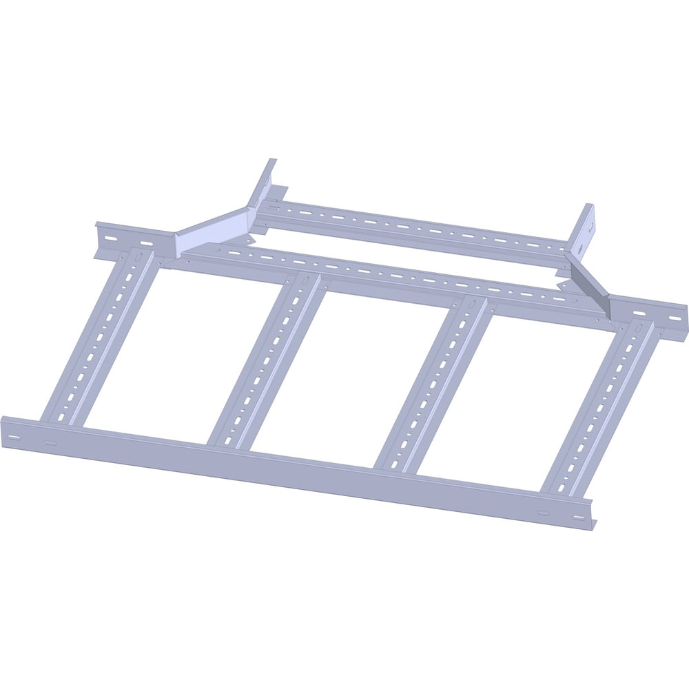 Изображение товара Ответвитель Т-образный лестничного лотка LOTOK 400x80 1,2 мм