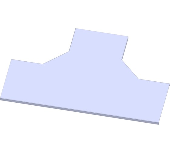 Изображение товара Крышка ответвителя Т-образного лотка лестничного LOTOK 200 толщина 1,5 мм LBTLC 200 (1,5)