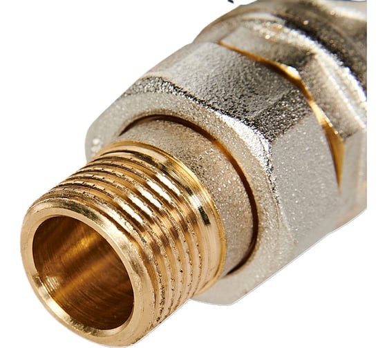 Изображение товара Кран с разъемным соединением Bugatti OREGON серия 322 НВ 1/2", бабочка, полный проход 03220027