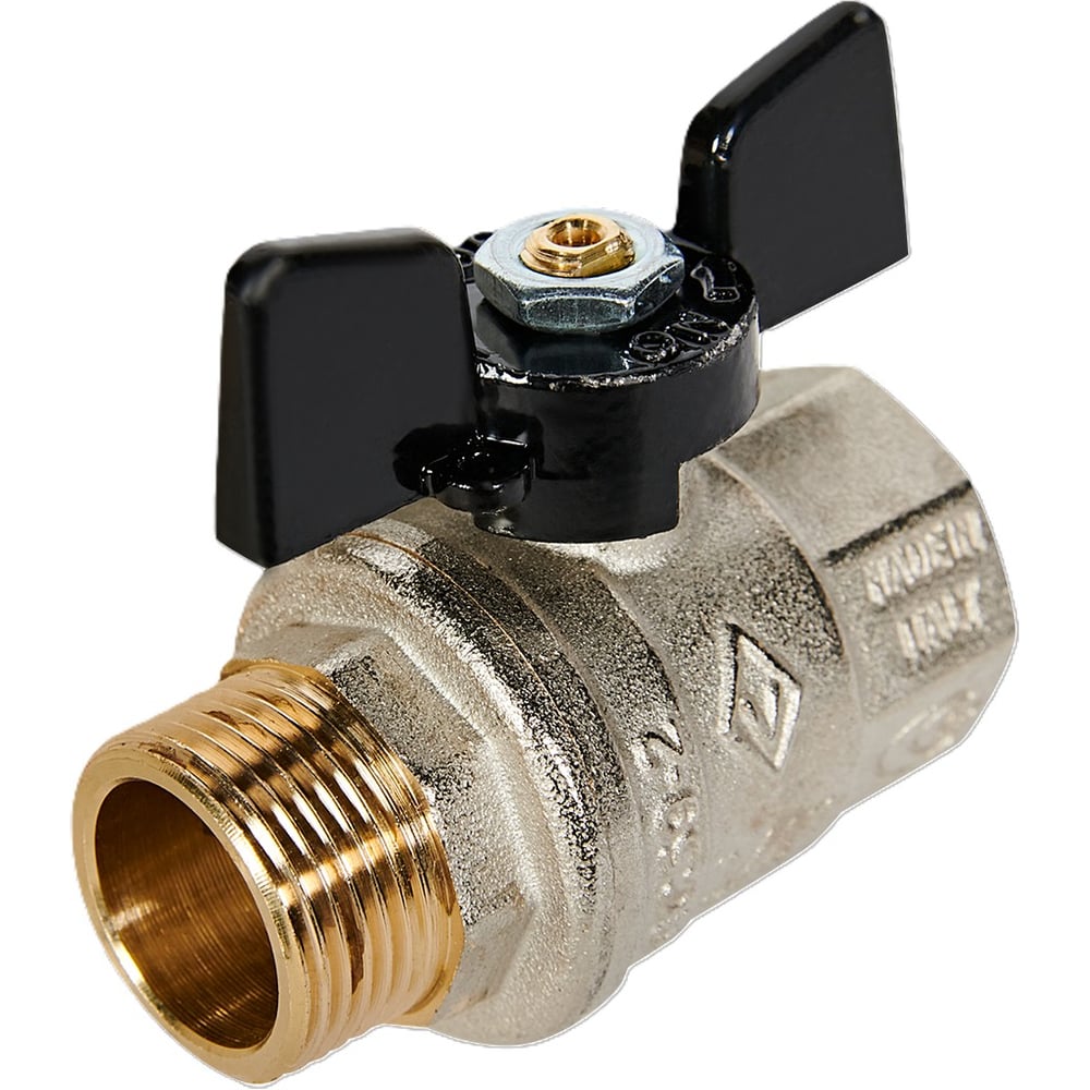 Кран Bugatti OREGON серия 307 НВ 3/4", бабочка, полный проход 03070065