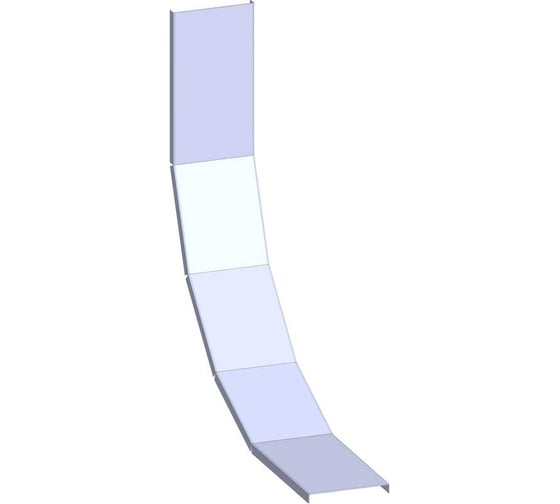 Изображение товара Крышка угла вертикального внутреннего лотка лестничного LOTOK 90' 300 толщ. 0,7 мм LAILC 90' 300 (0,7)