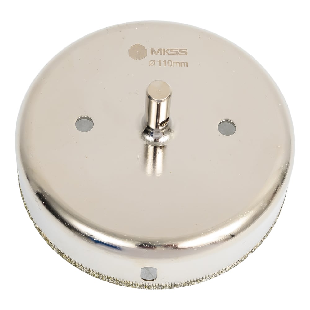 Изображение товара Коронка алмазная 110 мм по керамике и стеклу с центровым сверлом MKSS Toolbox