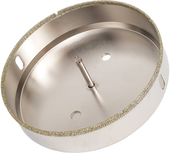 Изображение товара Коронка алмазная по керамике и стеклу с центрирующим сверлом MKSS Toolbox 120 мм KS-120
