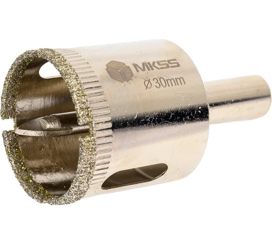 Изображение товара Коронка алмазная по керамике и стеклу с центрирующим сверлом MKSS Toolbox 30 мм KS-30