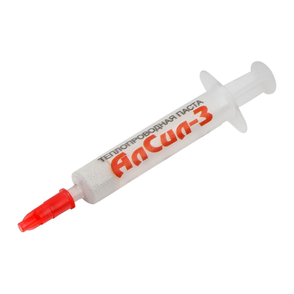 Изображение товара Термопаста Алсил -3 кремнийорганическая на основе нитрида алюминия 1.5 г