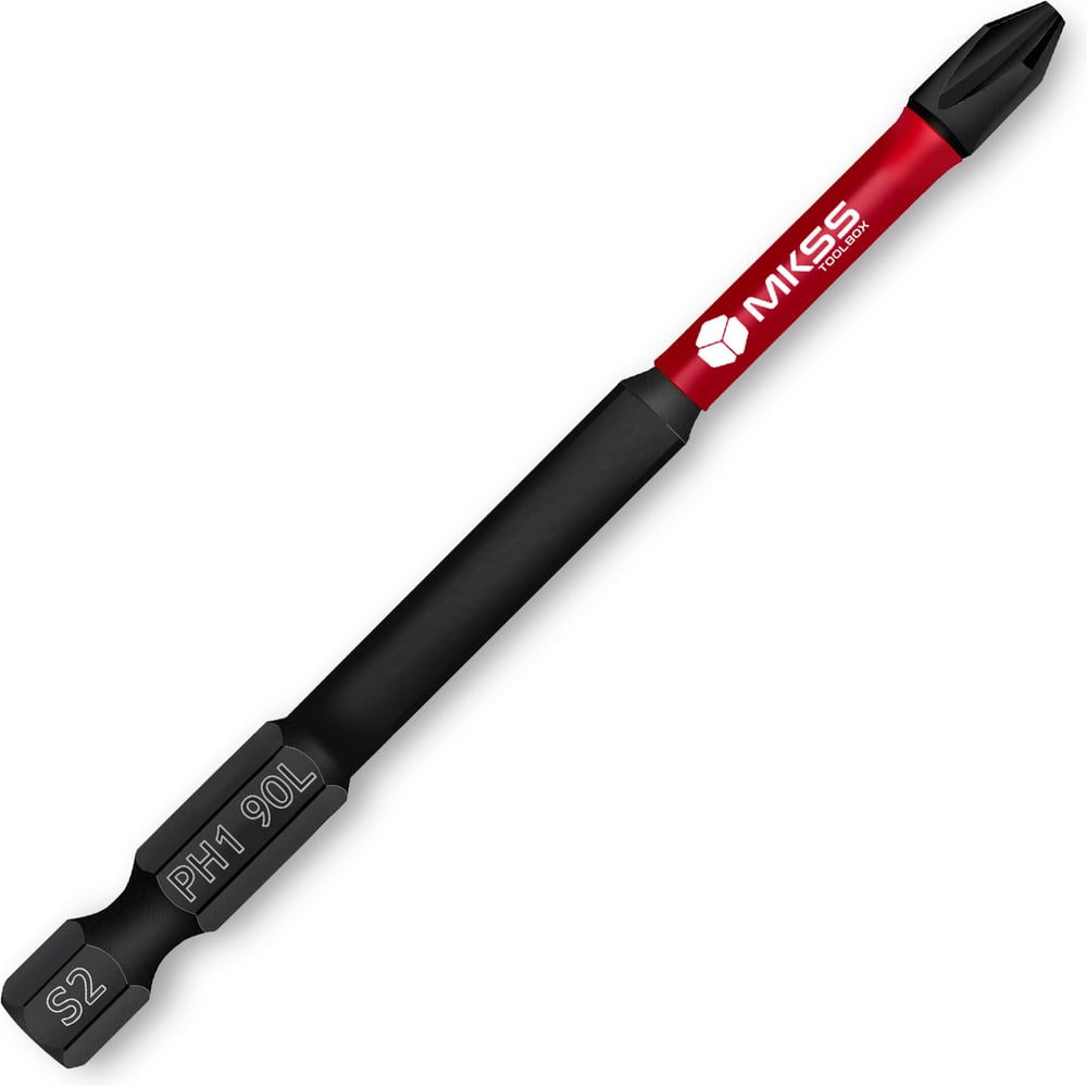 Изображение товара Бита торсионная магнитная MKSS Toolbox РН1, 90мм (10 шт) MK3051